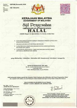 Sayen Nutra Halal Certificate 2024 - 2026 (6-9)